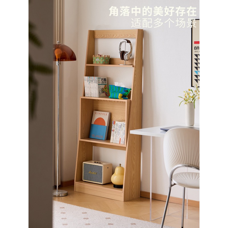 Japanese Lifestyle Books - رف كتب على الطراز الاسكندنافي والياباني،