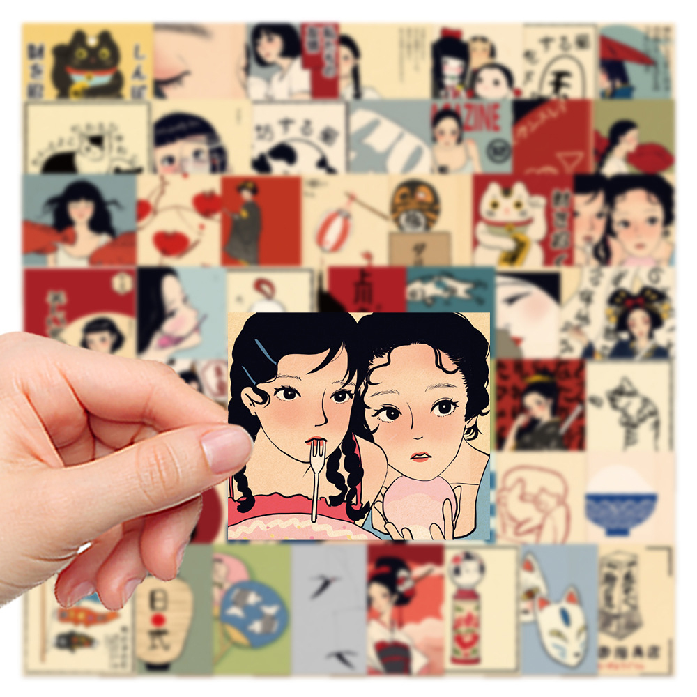 10/30/50 قطعة ملصقات ثقافة الن - مراجعة Japan Lifestyle And Culture وسعره